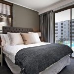 Fairmont 201 - Master bedroom & pool view