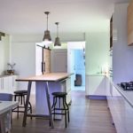 The Studios - Kitchen counter and gas stove