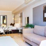 1700 Icon - Living, dining area & bedroom