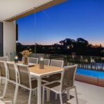 Harrier Place - Exterior Patio Pool View