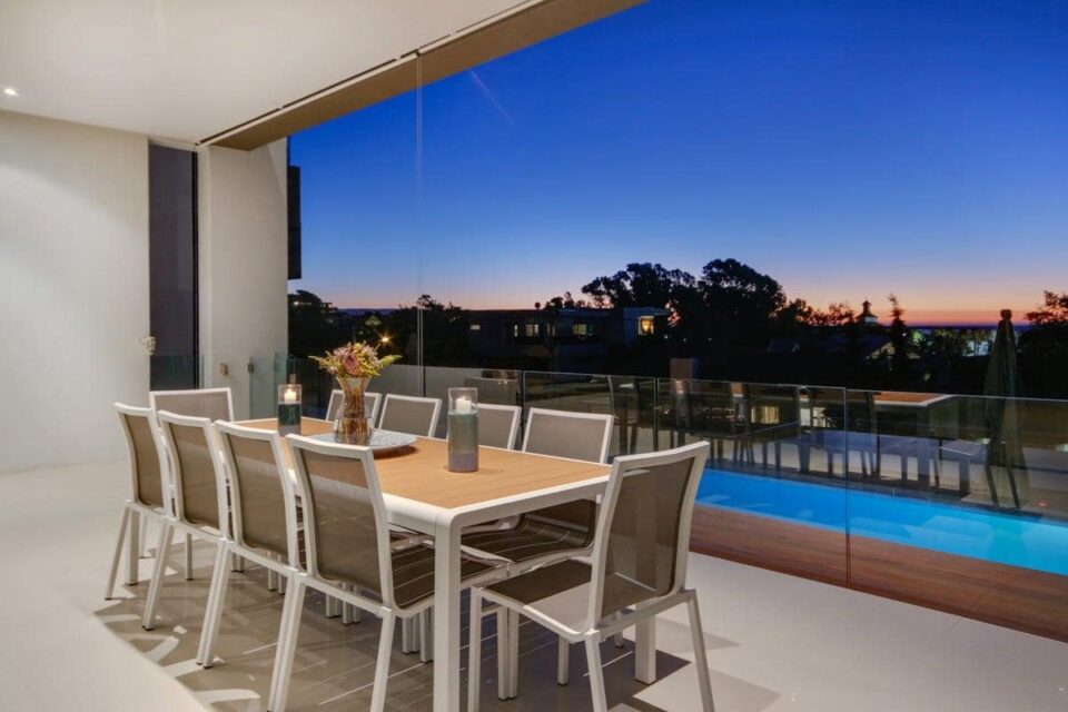 Harrier Place - Exterior Patio Pool View