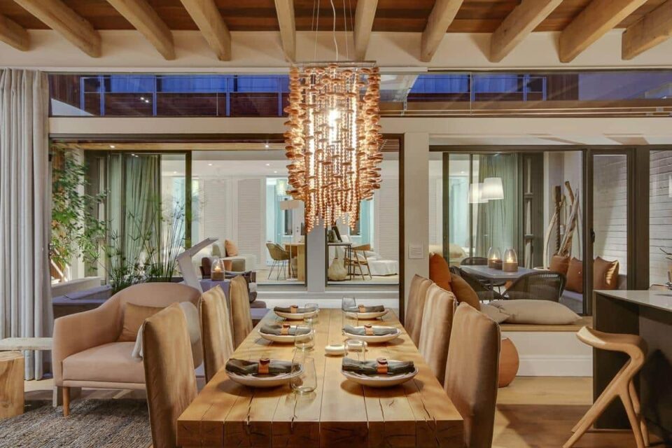 155 Waterkant - Dining area & courtyard view