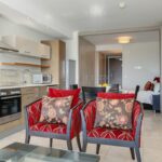 Canal Quays 205 - Living room and kitchen