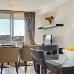 Canal Quays 306 - Living area and Dining table