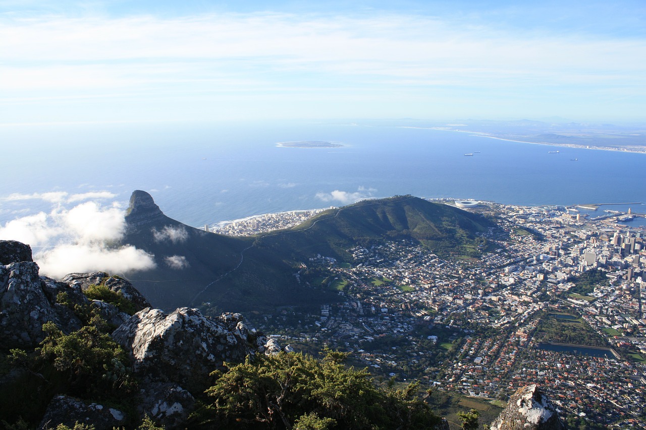View of Cape Town from Table Mountain