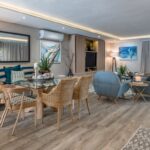 9 On Nautica - Living & Dining area