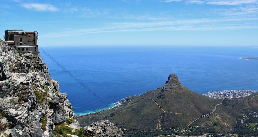 View of Lion's Head from Table Mountain