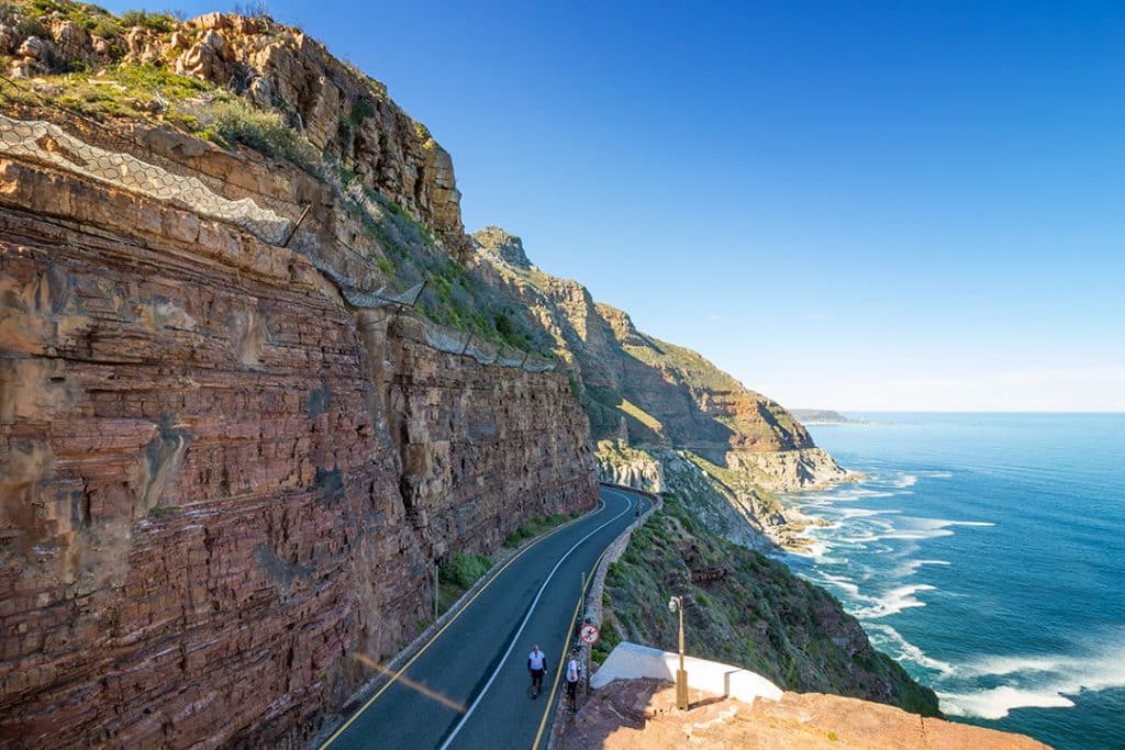 Chapman's Peak Drive in Cape Town