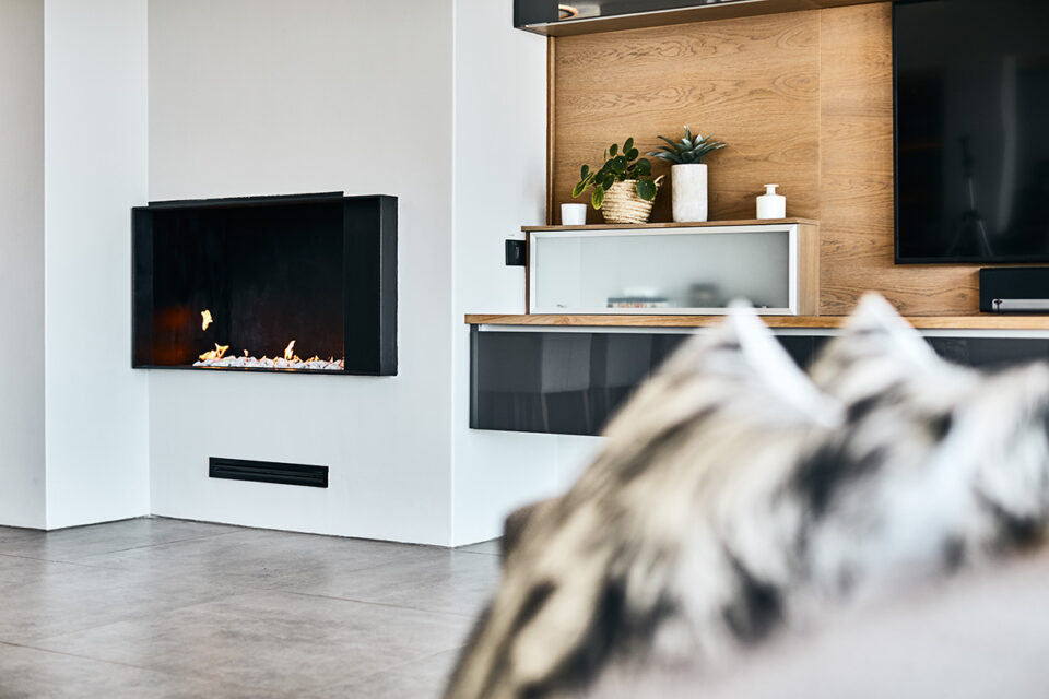 Halo Villa - Fireplace