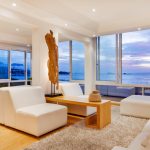 The Heron - Living room views