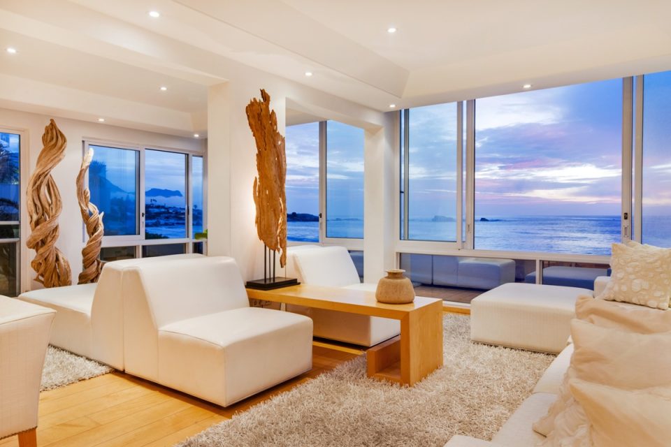 The Heron - Living room views