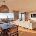 Alpha Sunsets - Open plan living room with views