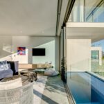 Coral Sea - Living Room Pool View