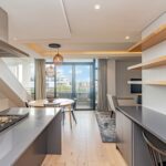 Penthouse on S - Kitchen with views