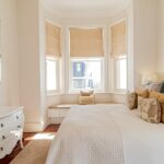 Six Selbourne - Master bedroom with bay window view