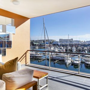 201 Parama - Balcony with harbour views