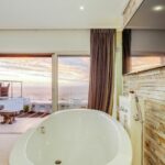Malibu - Master Bath & TV