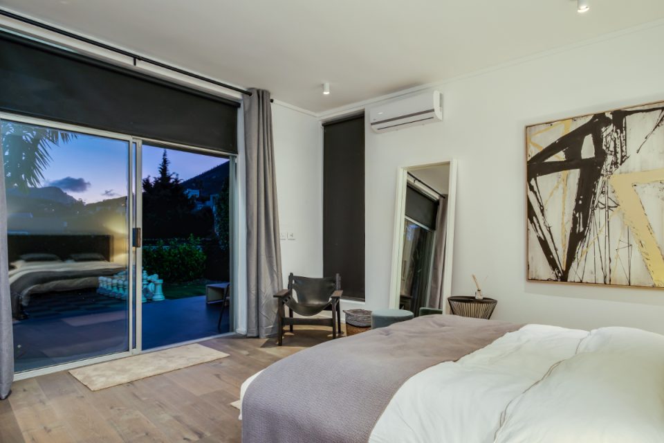 Mithras House - Bedroom with courtyard access