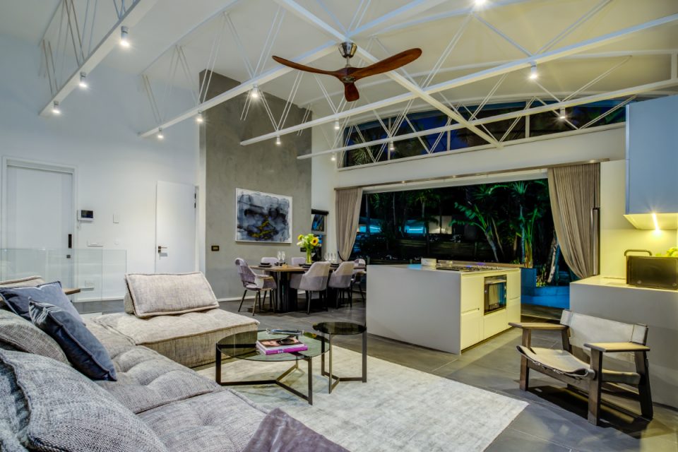 Mithras House - Open-plan living space