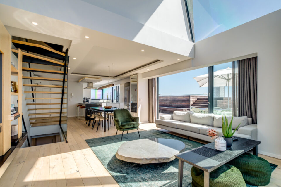 Quendon Penthouse - Living room