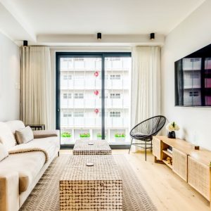 Mimosa Apartment - Lounge and TV